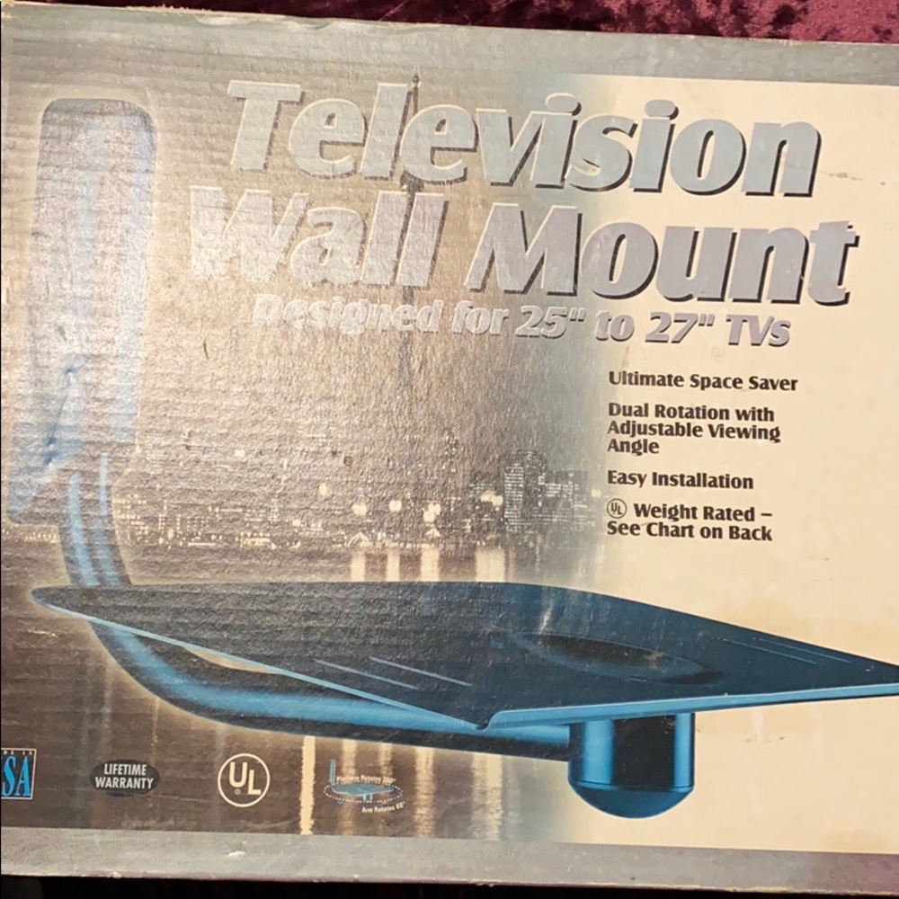 Television wall mount obo